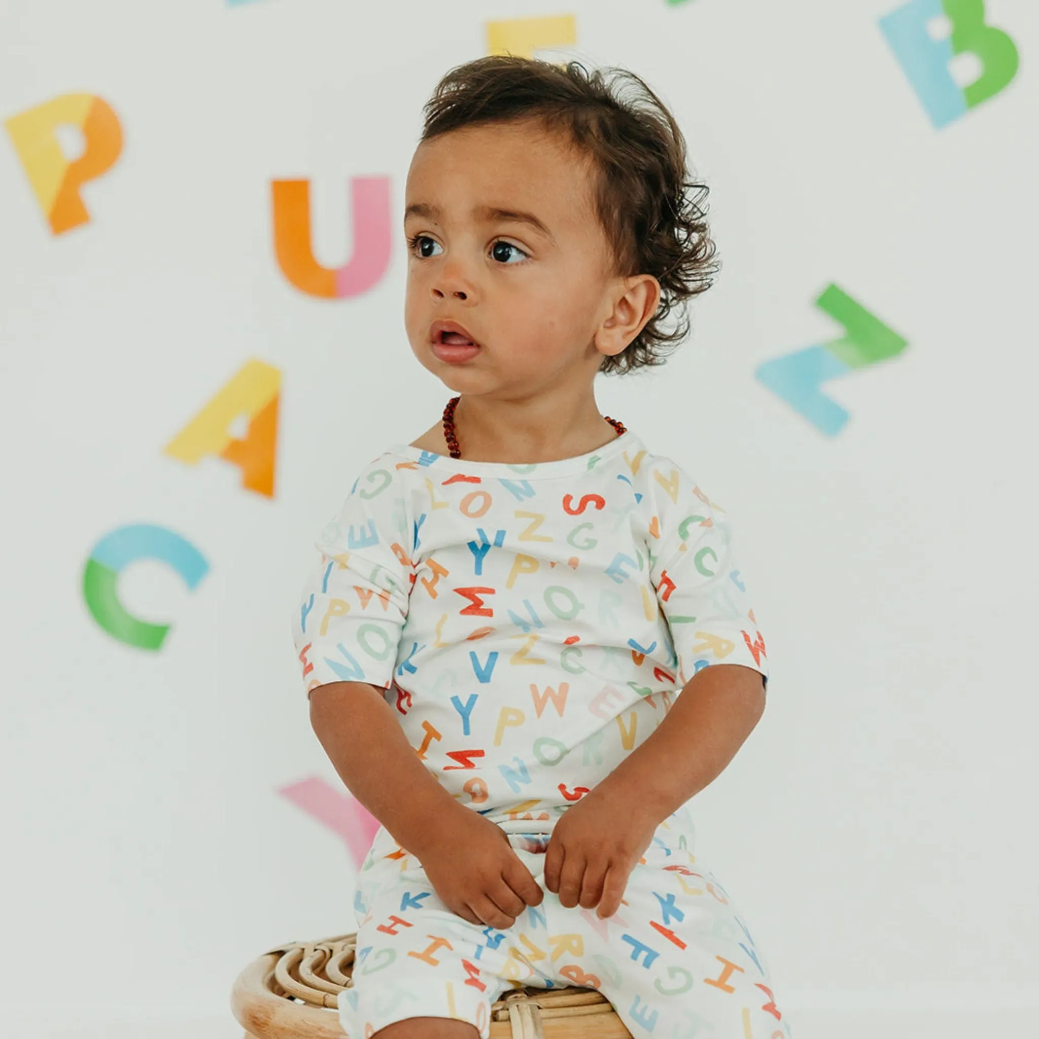 2pc Short Sleeve Pajama Set - Webster