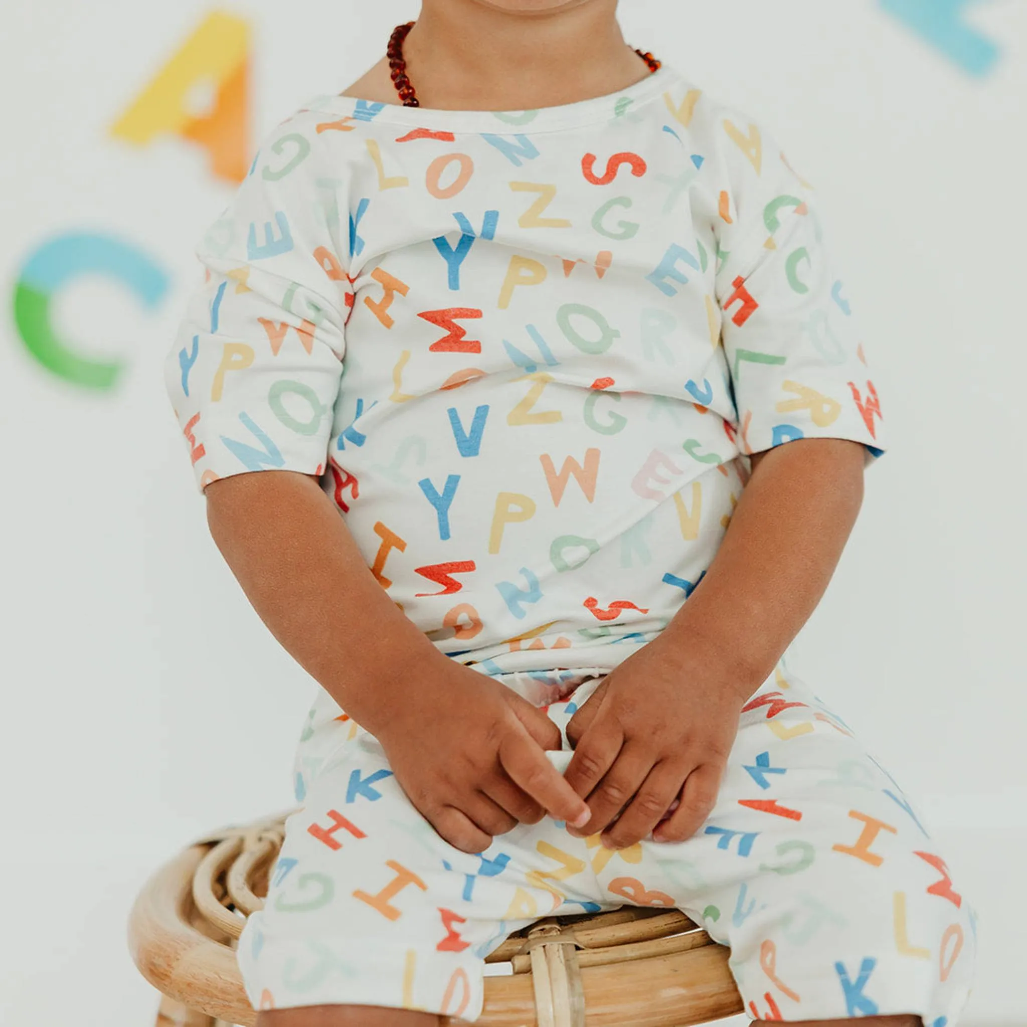 2pc Short Sleeve Pajama Set - Webster