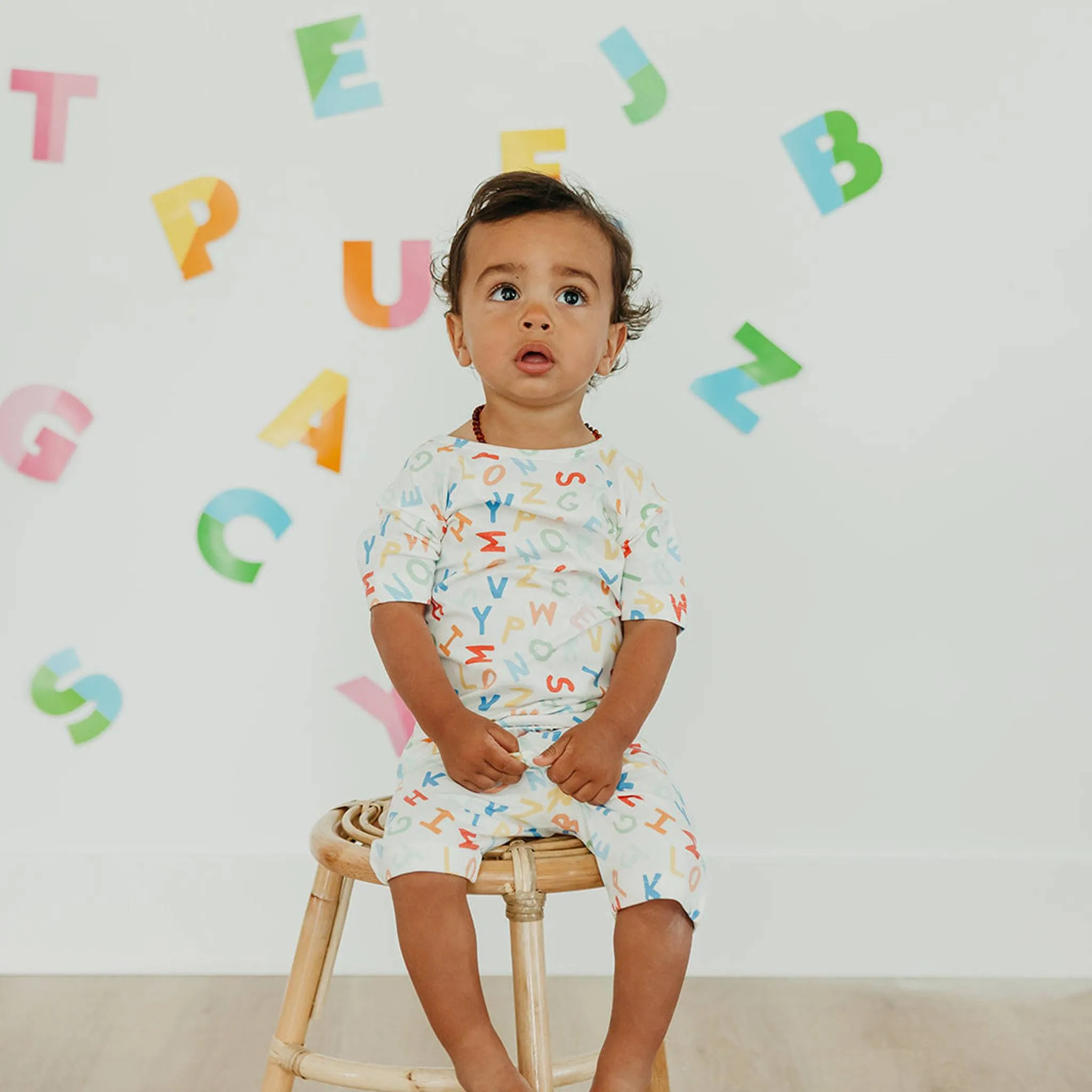 2pc Short Sleeve Pajama Set - Webster