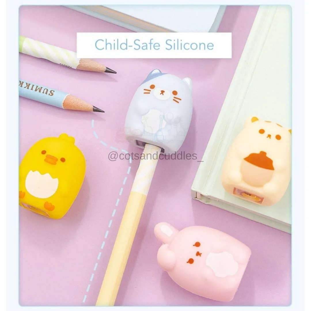 3d Cartoon Kawaii Cute Manual Pencil Sharpener - 1 Pc