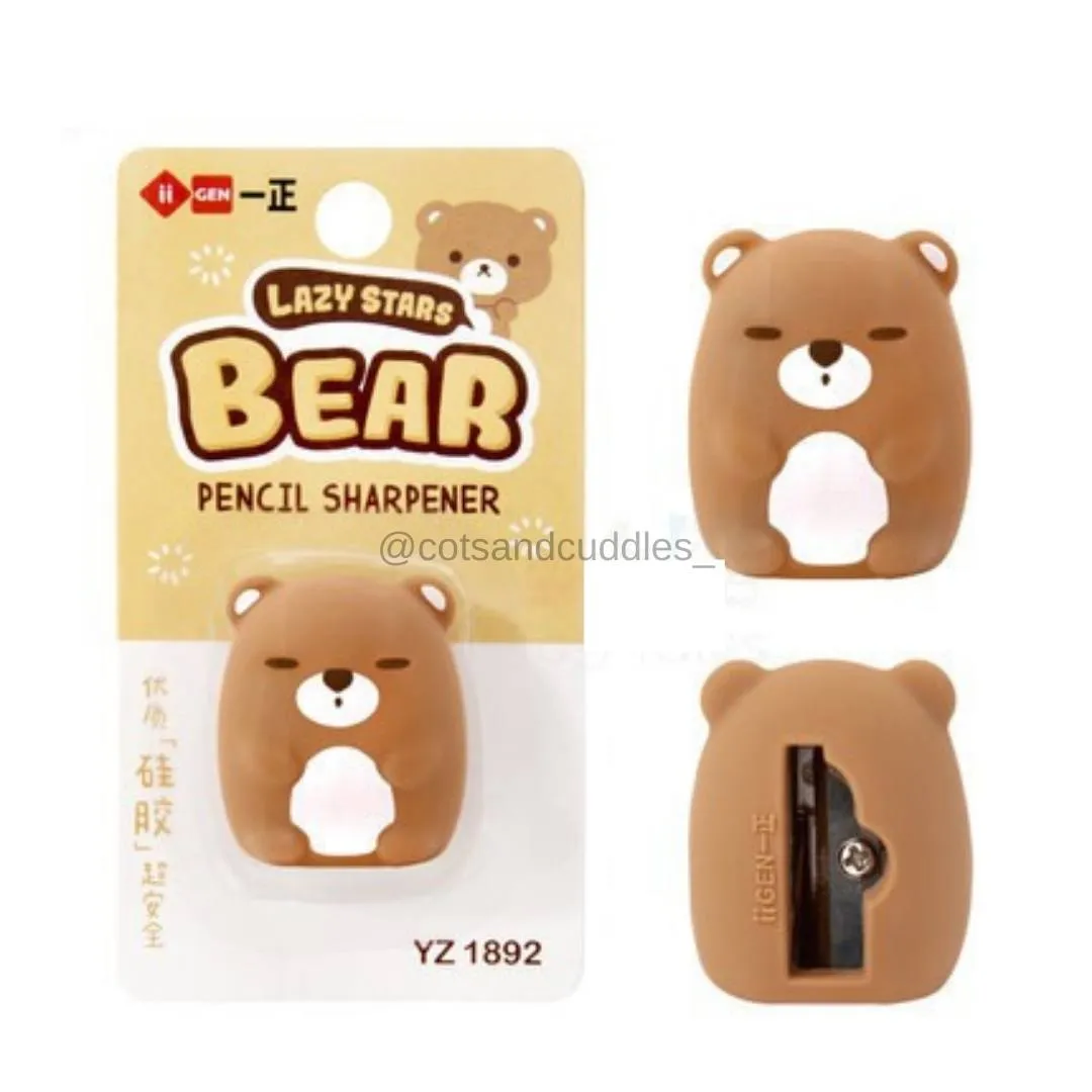 3d Cartoon Kawaii Cute Manual Pencil Sharpener - 1 Pc
