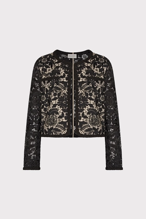 Flexible Daily Fit 3D Garden Lace Jacket