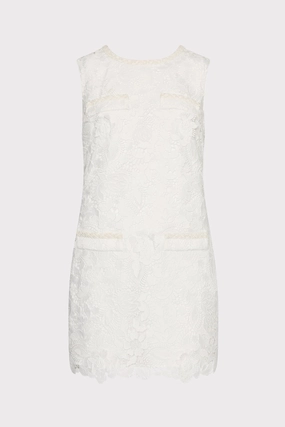 3D Garden Lace Sleeveless Mini Dress Work Look Active Outfit