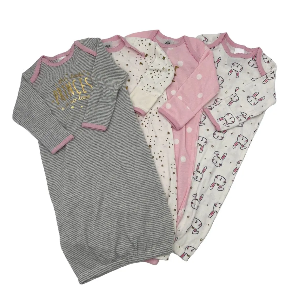 4 PK Infant Nightgowns