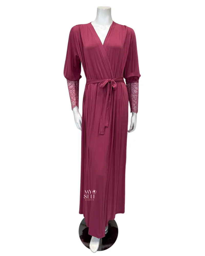 4011 Strawberry Lace Modal Morning Robe