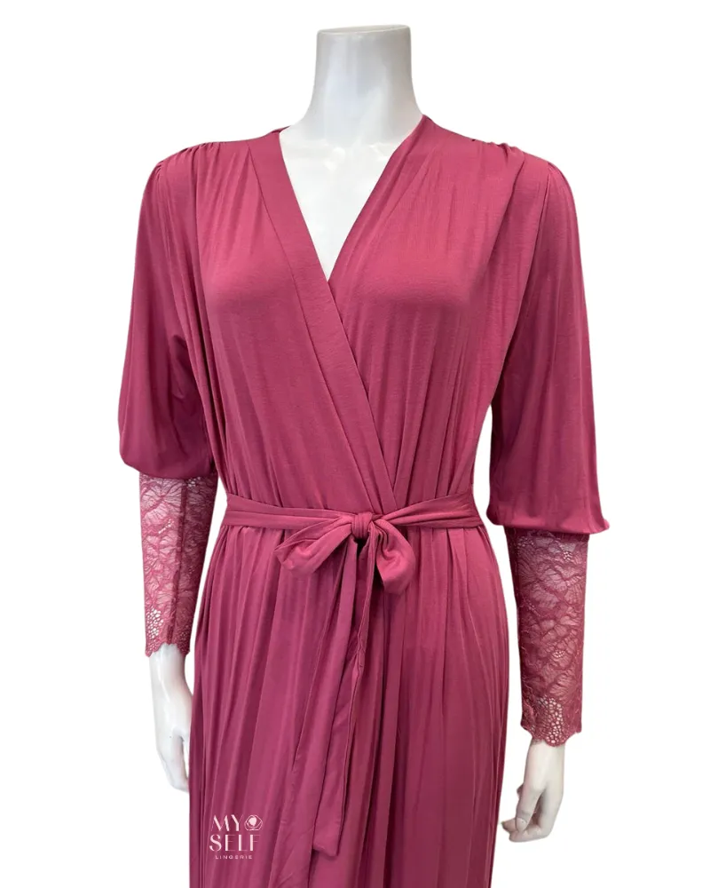 4011 Strawberry Lace Modal Morning Robe