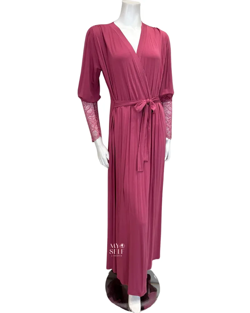 4011 Strawberry Lace Modal Morning Robe