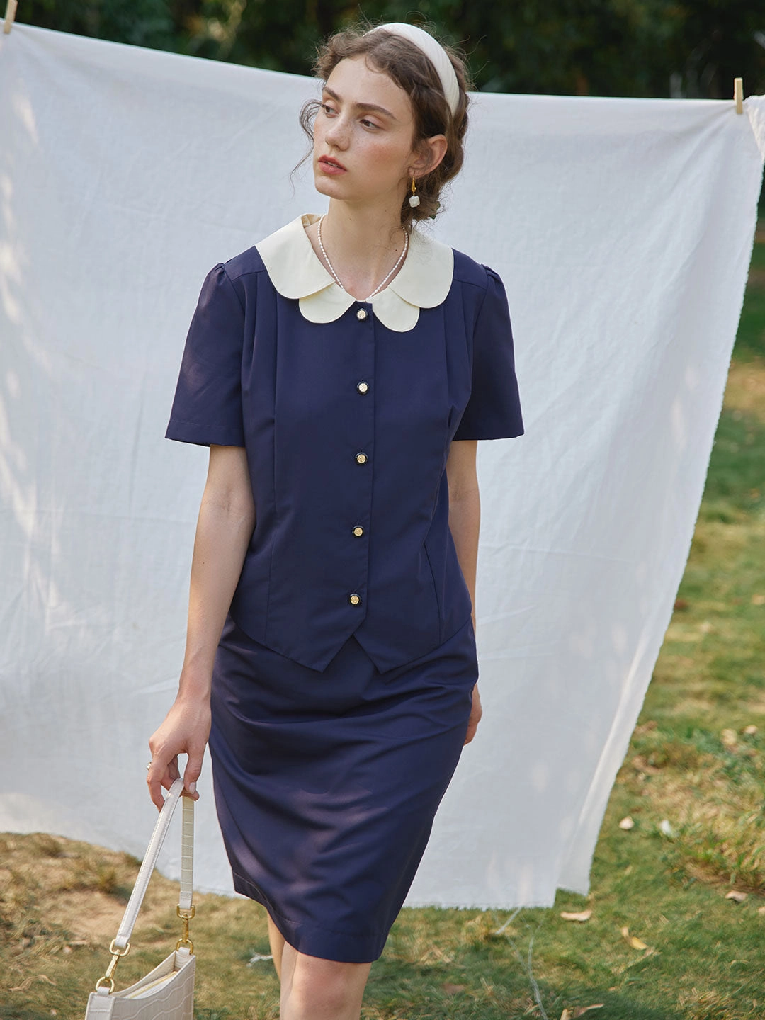??Final Sale??Kimura Straight Midi Skirt Body-Hugging Fit