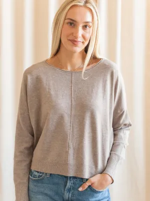 Moisture Control Technology Andy Crew Neck - Mocha