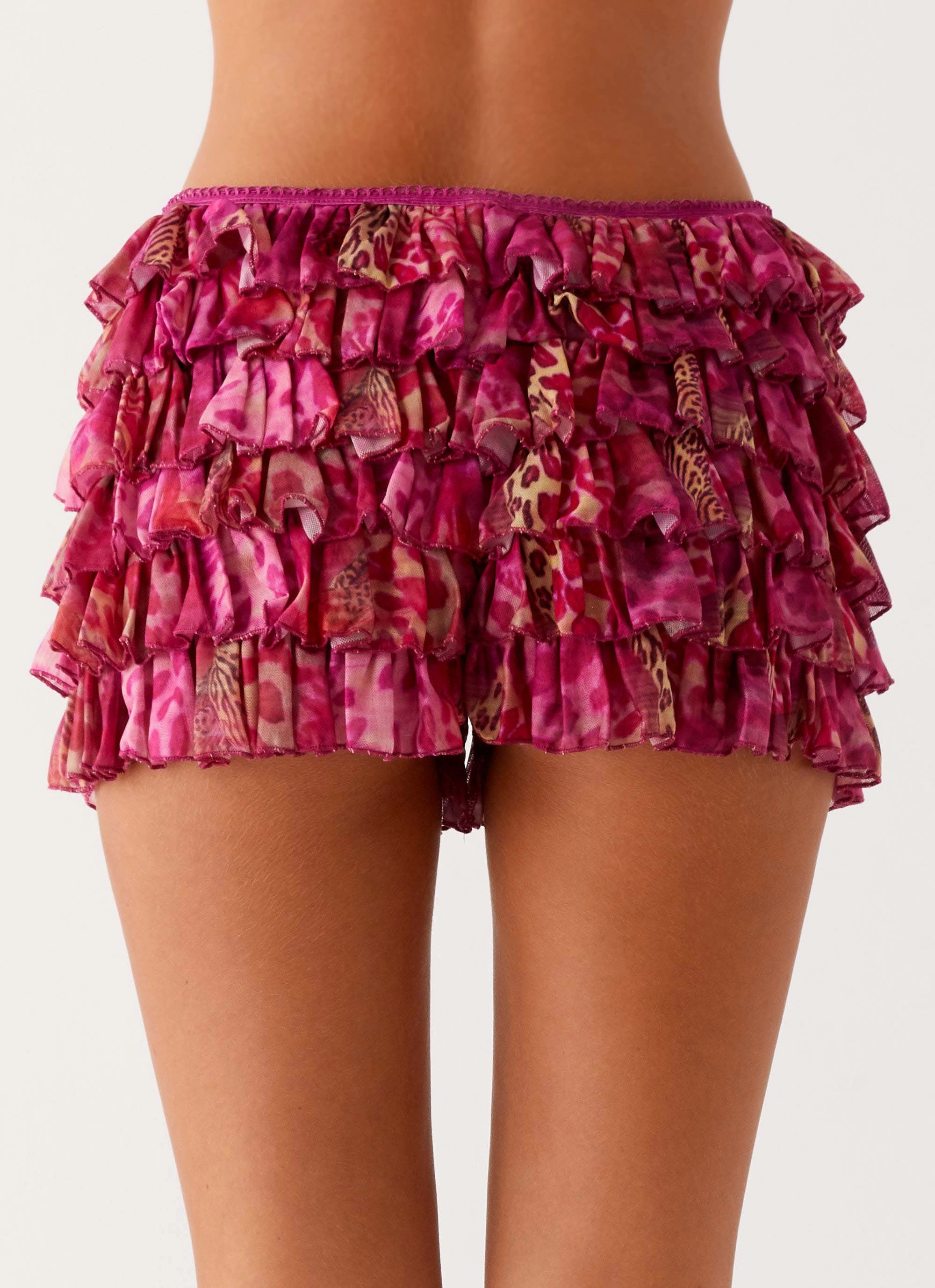 BreathableFabric Entertain Me Bloomer Shorts - Lavender Lagoon