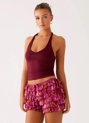 Entertain Me Bloomer Shorts - Lavender Lagoon Smart Style