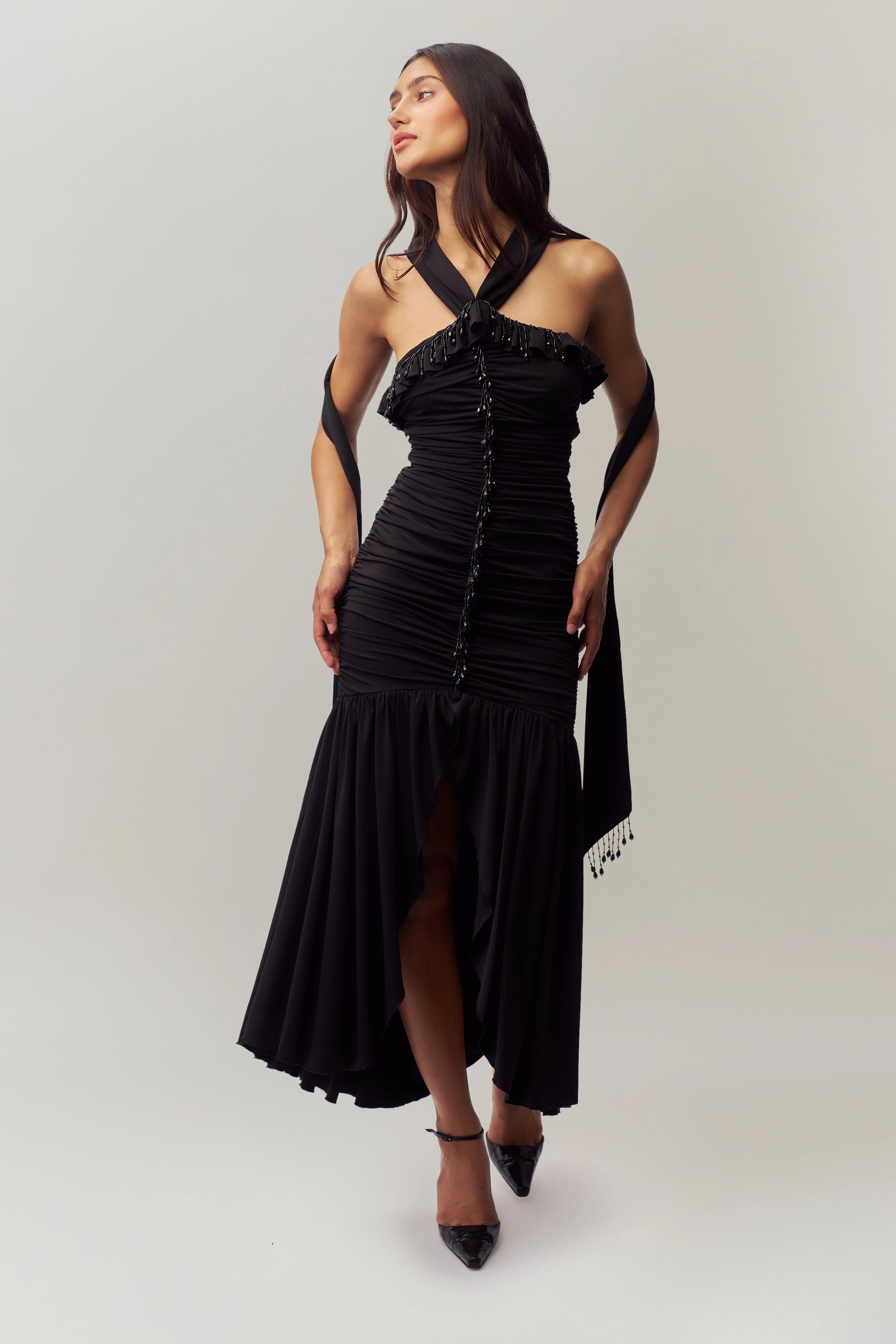 Nature Glow Empress Wrap Around Gown