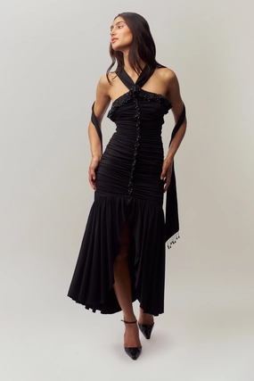 Nature Glow Empress Wrap Around Gown
