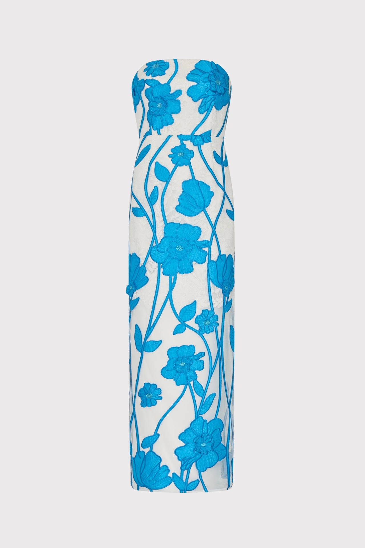 Casual Chic Urban Minimalism Magnolia Grand Fleur Embroidered Lace Dress