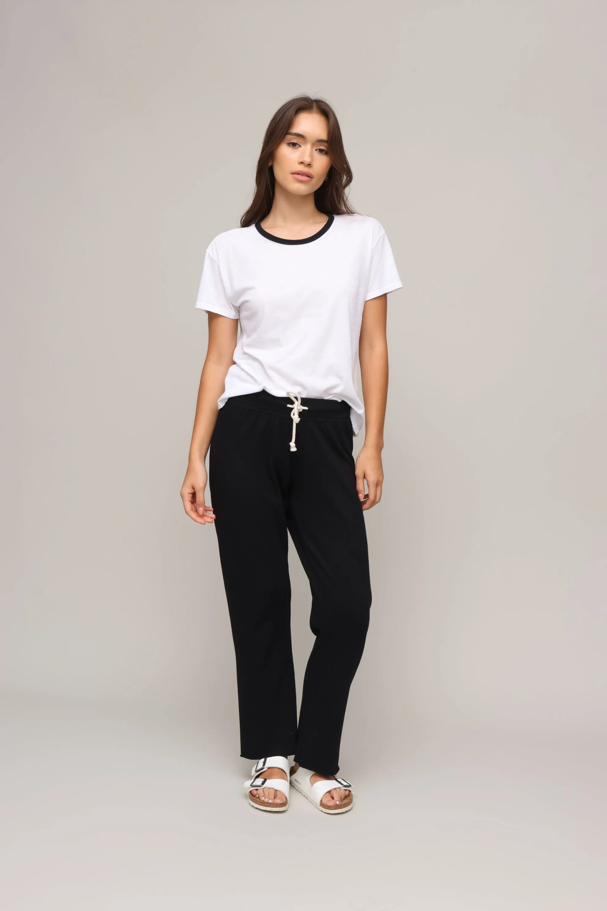 Jamaica Beach Fleece Pant Secure Closures Curved Waistline