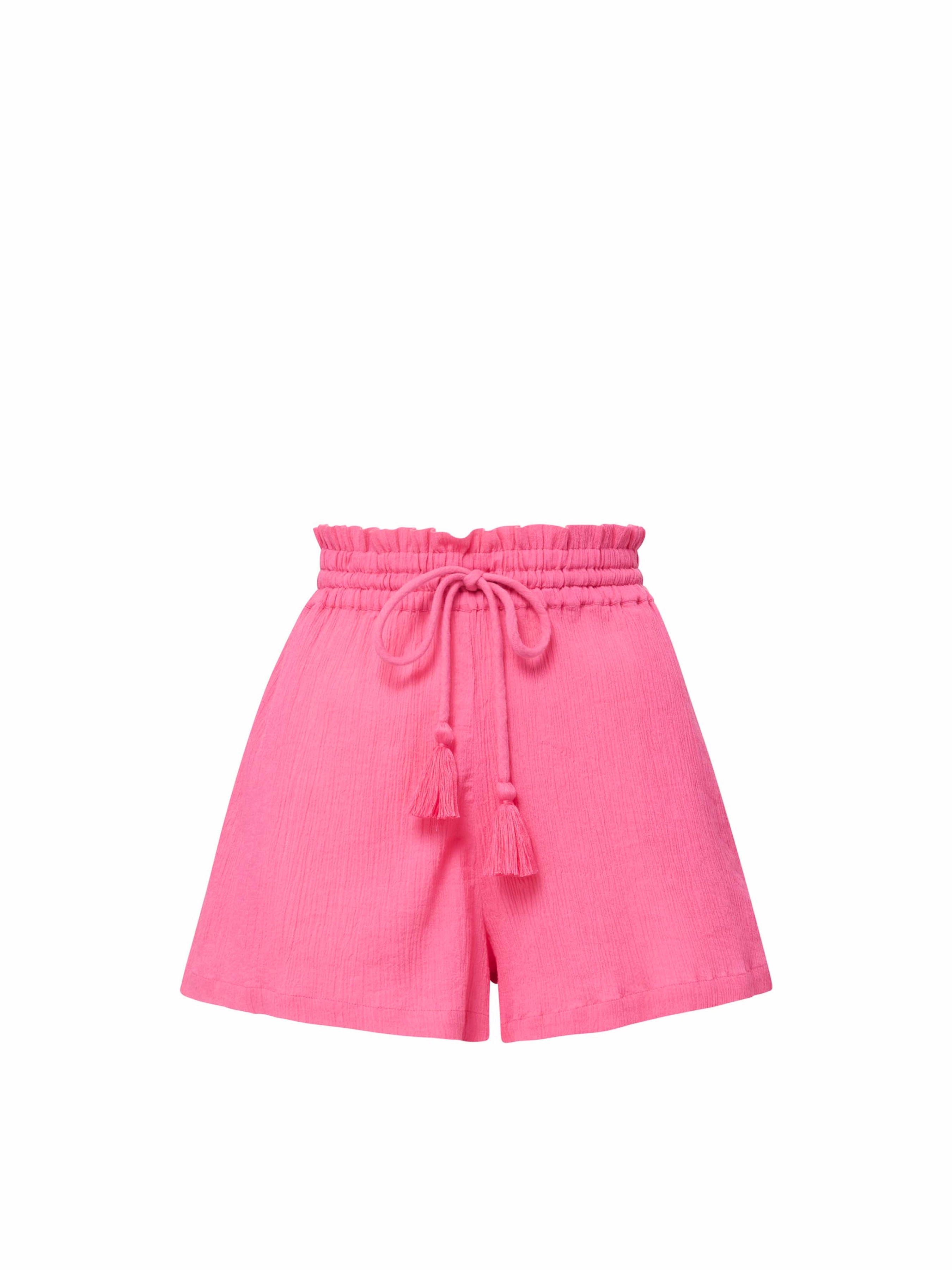 Recycled Polyester Blend Vicki Shorts In Hibiscus
