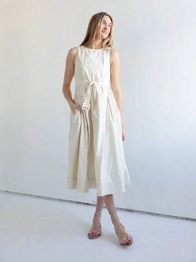Addison Belted Midi Dress Chic Balance