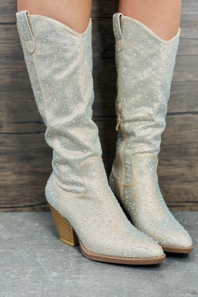 QuickRelease Closure Adelaide Rhinestone Boots - FINAL SALE