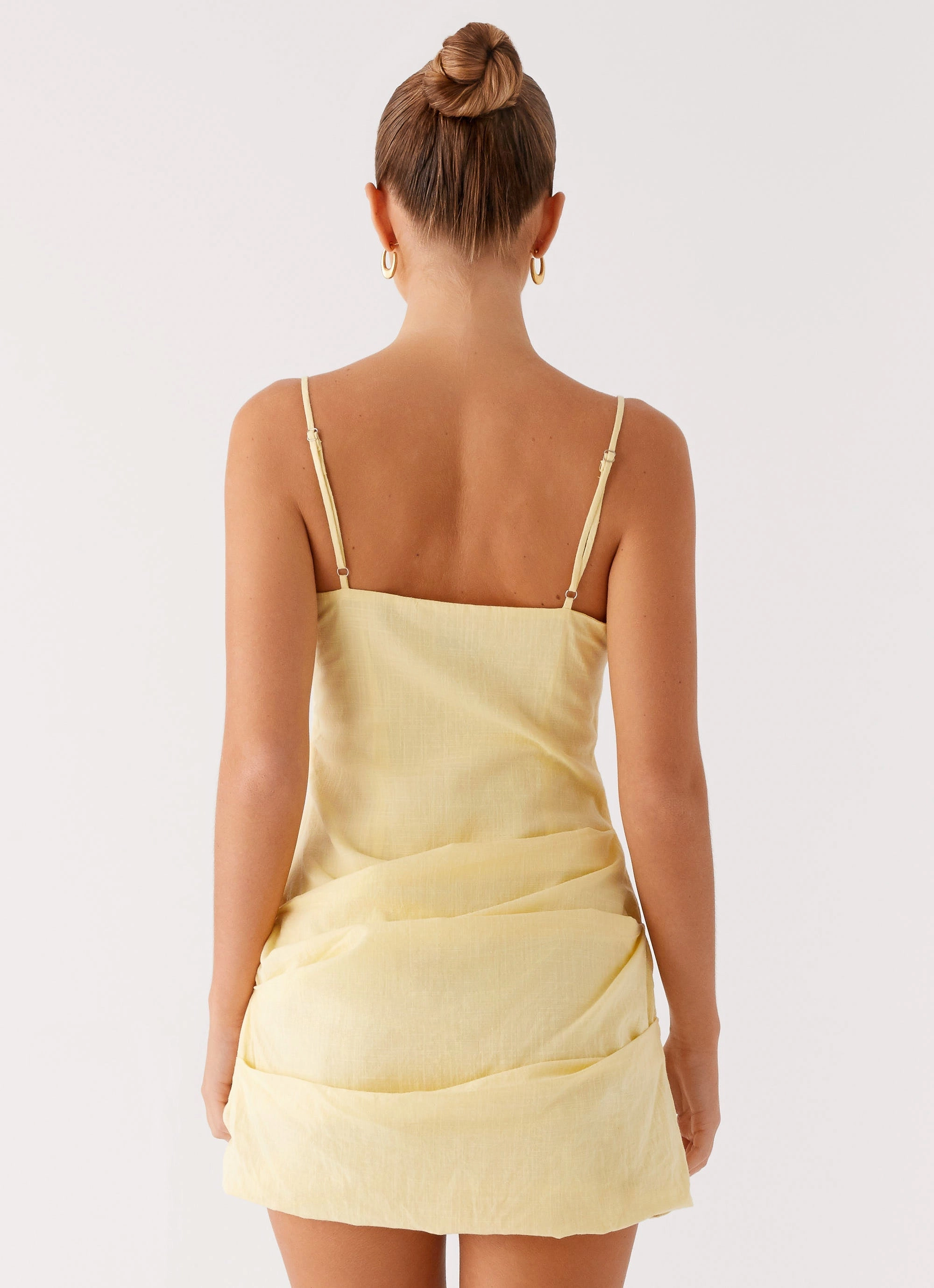 Transitional Wear Adella Mini Dress - Yellow