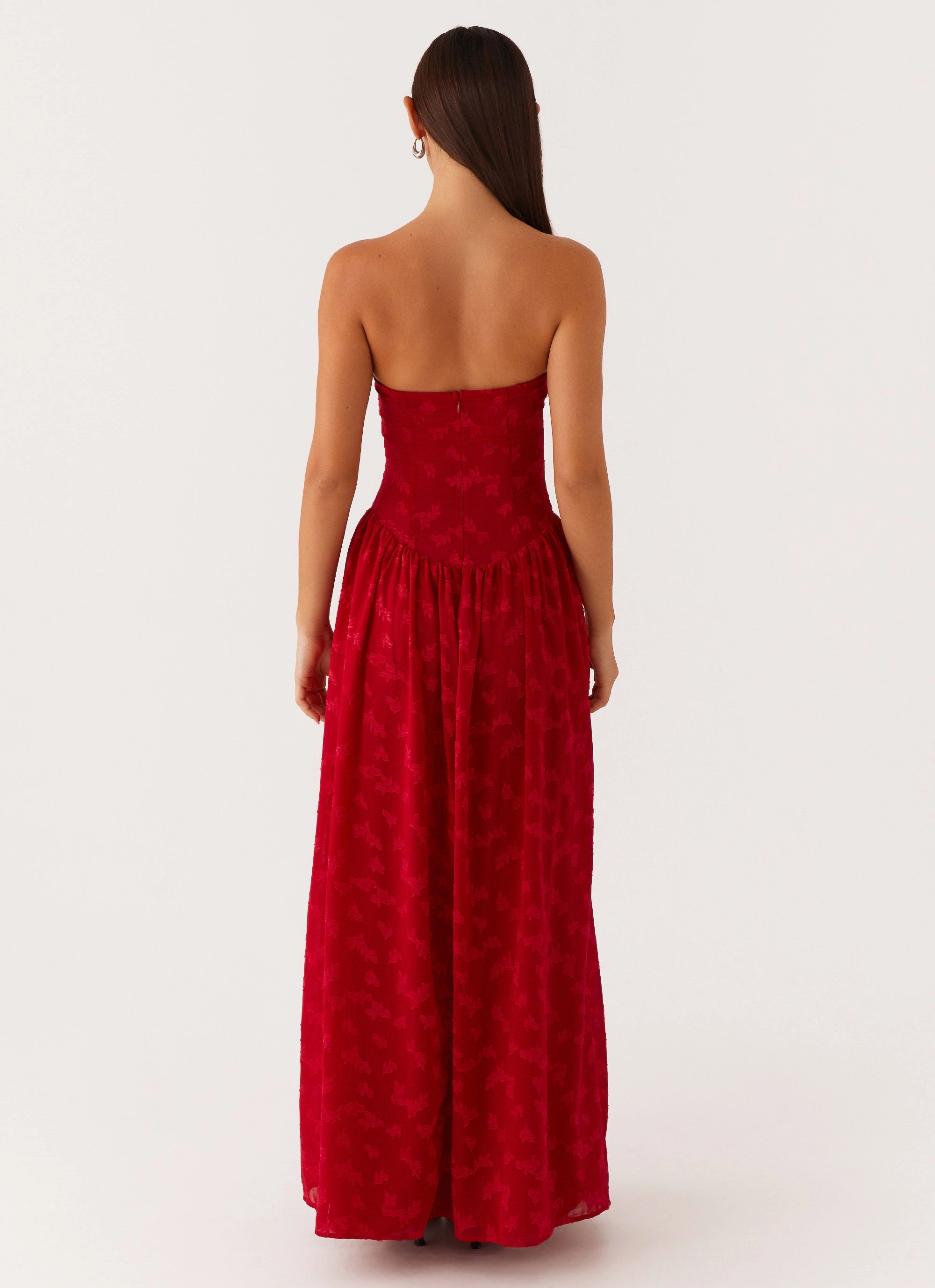Feminine Energy Adira Maxi Dress - Red