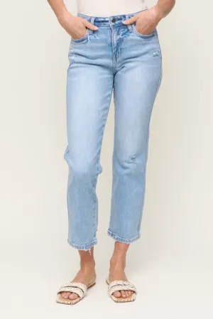 High Rise Straight Leg Simple Silhouette Smart Design