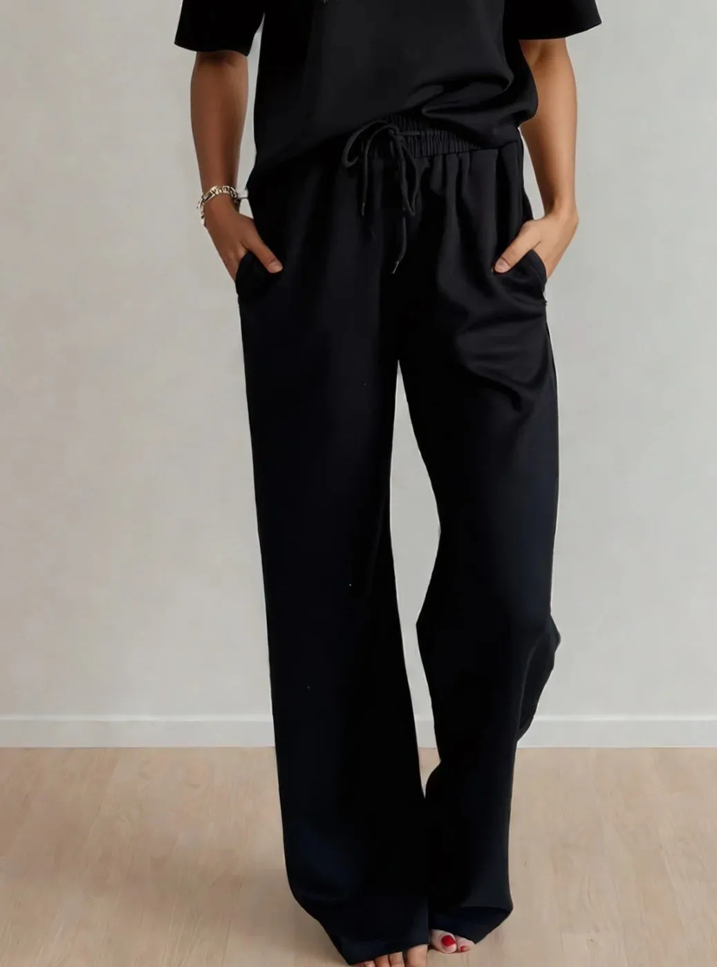 Adora Luxeflow Leg Pant | Black