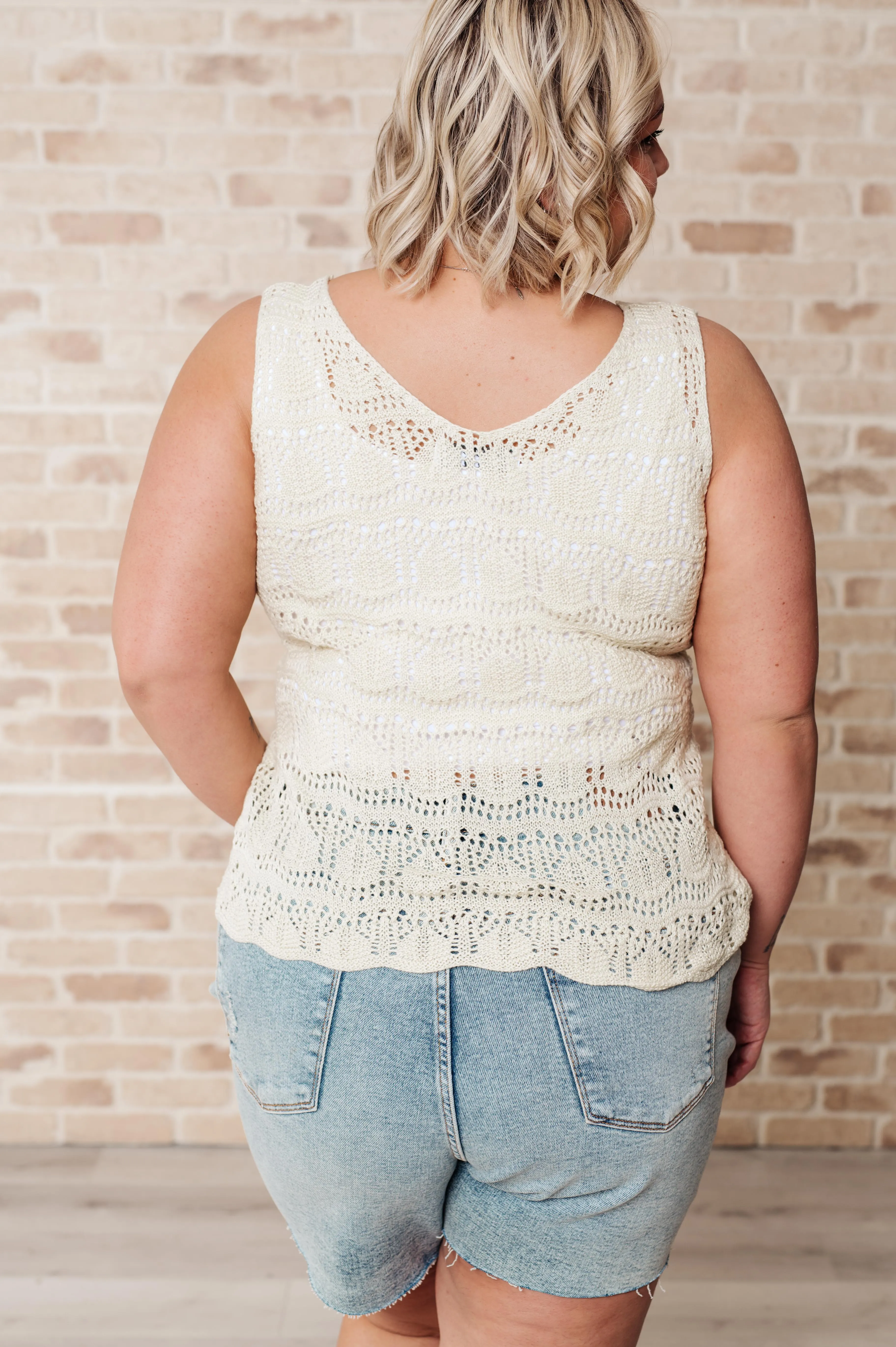 Adventure is Out There Open Knit Tank - 6/21/2024