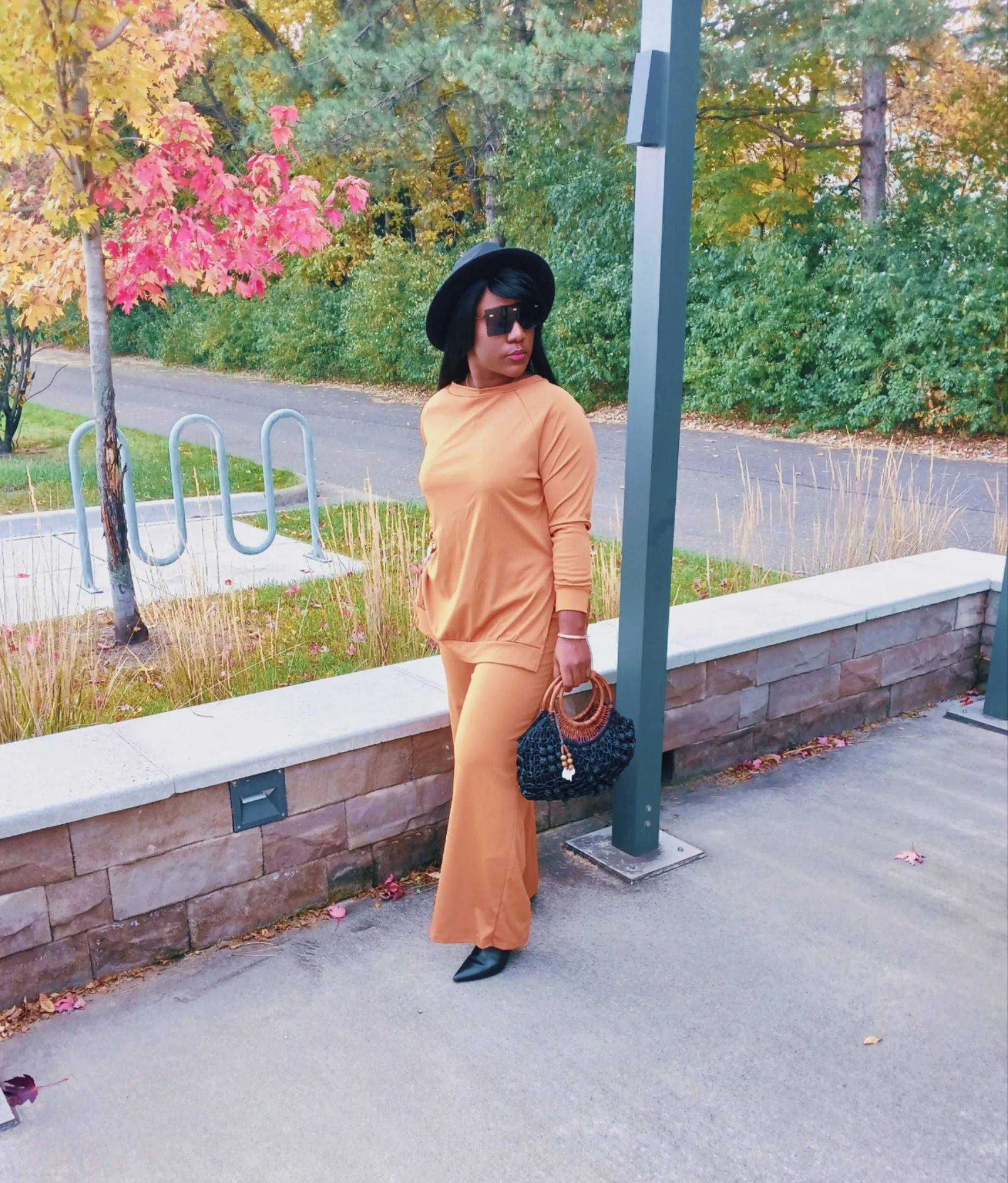 Aella Outfits for Women Pants Sets Gold For Women