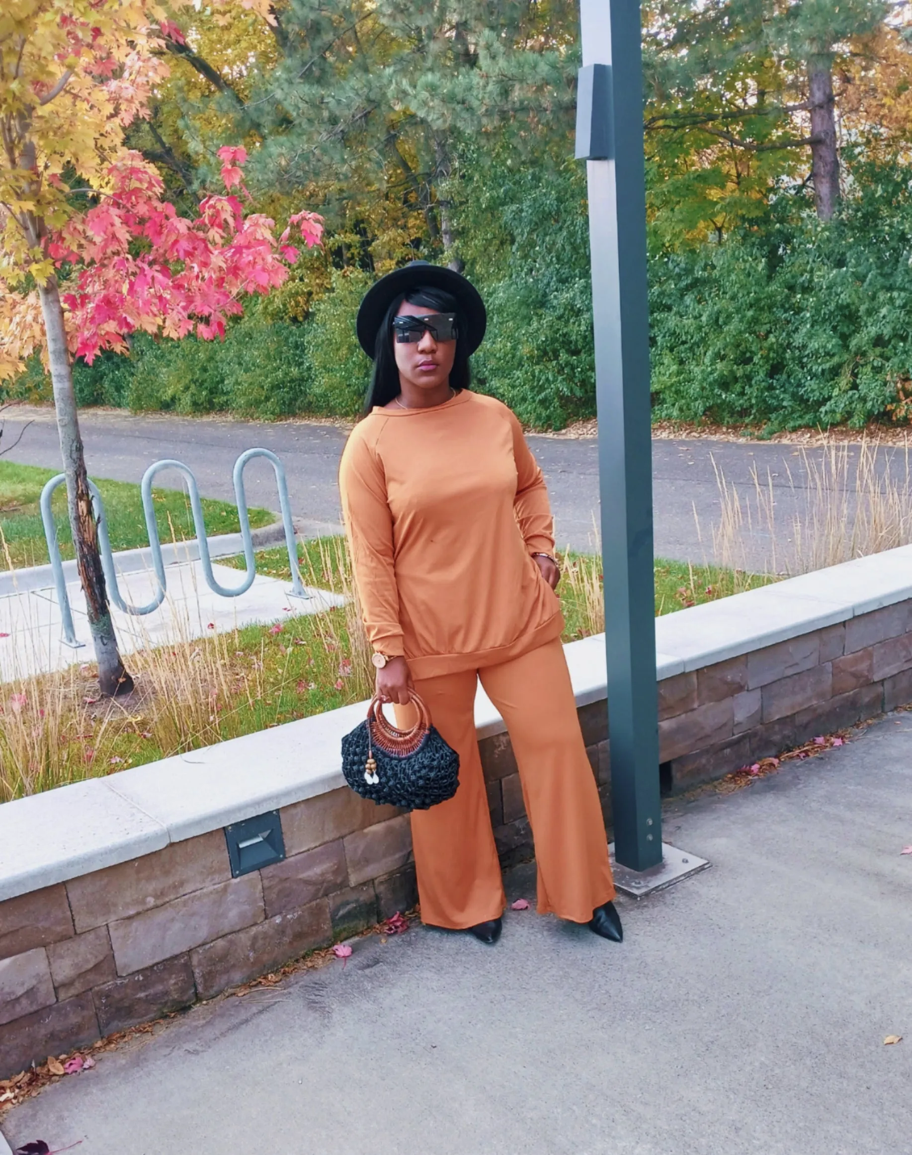 Aella Outfits for Women Pants Sets Gold For Women