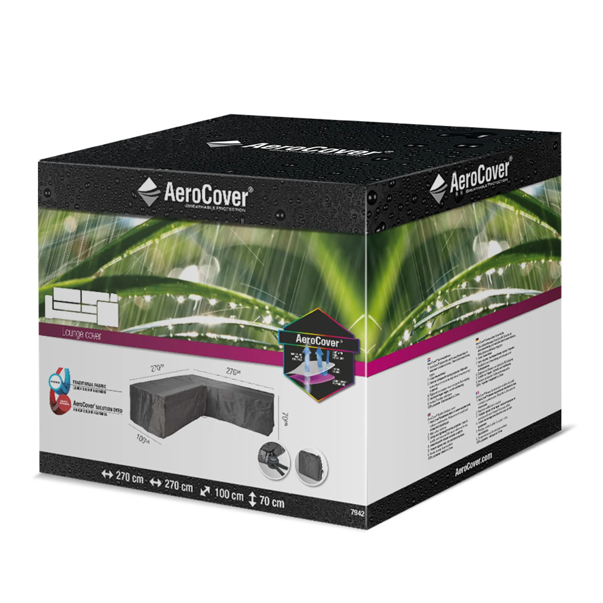 AeroCover - L-Shape Lounge Set Cover 270 x 270 x 100 x 70