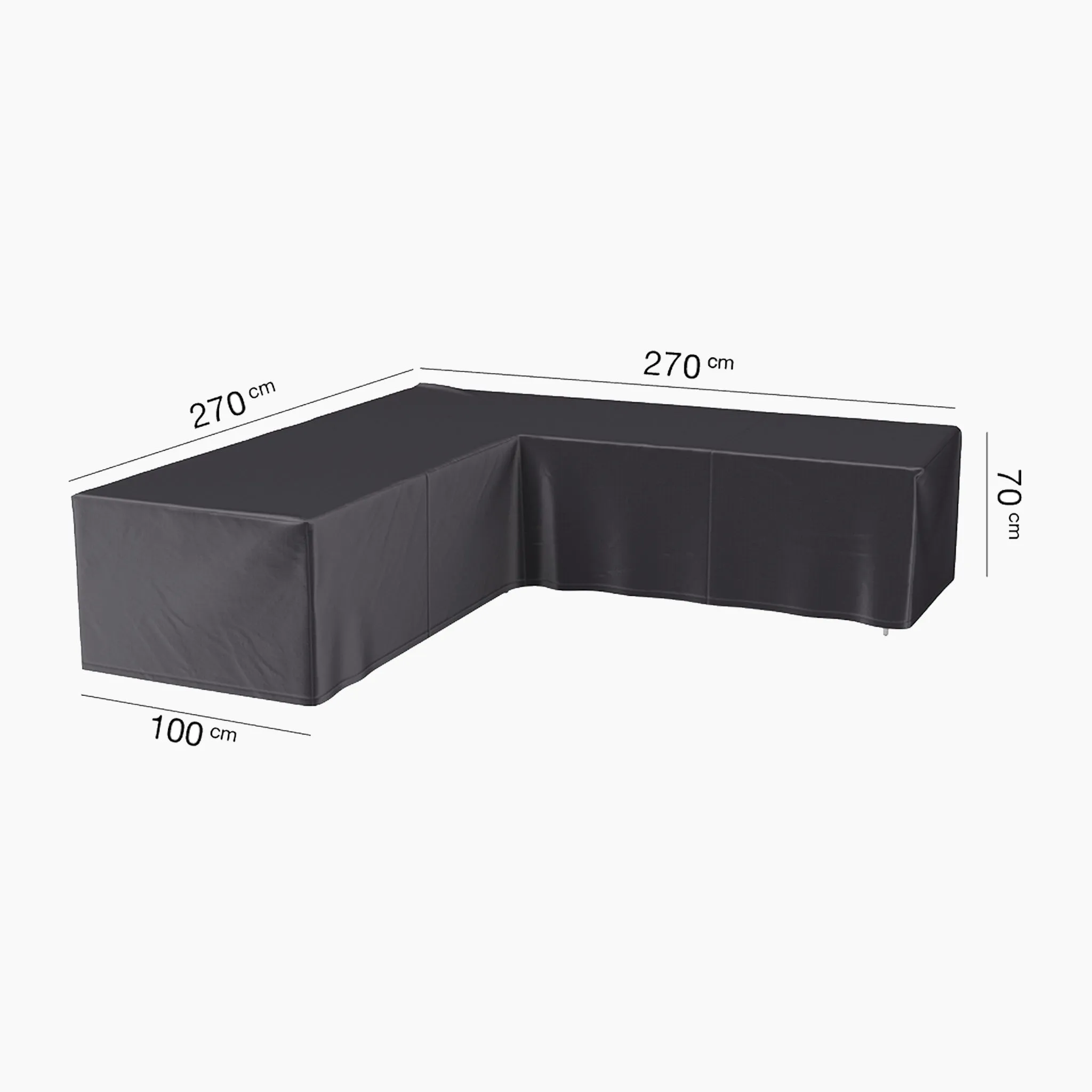 AeroCover - L-Shape Lounge Set Cover 270 x 270 x 100 x 70