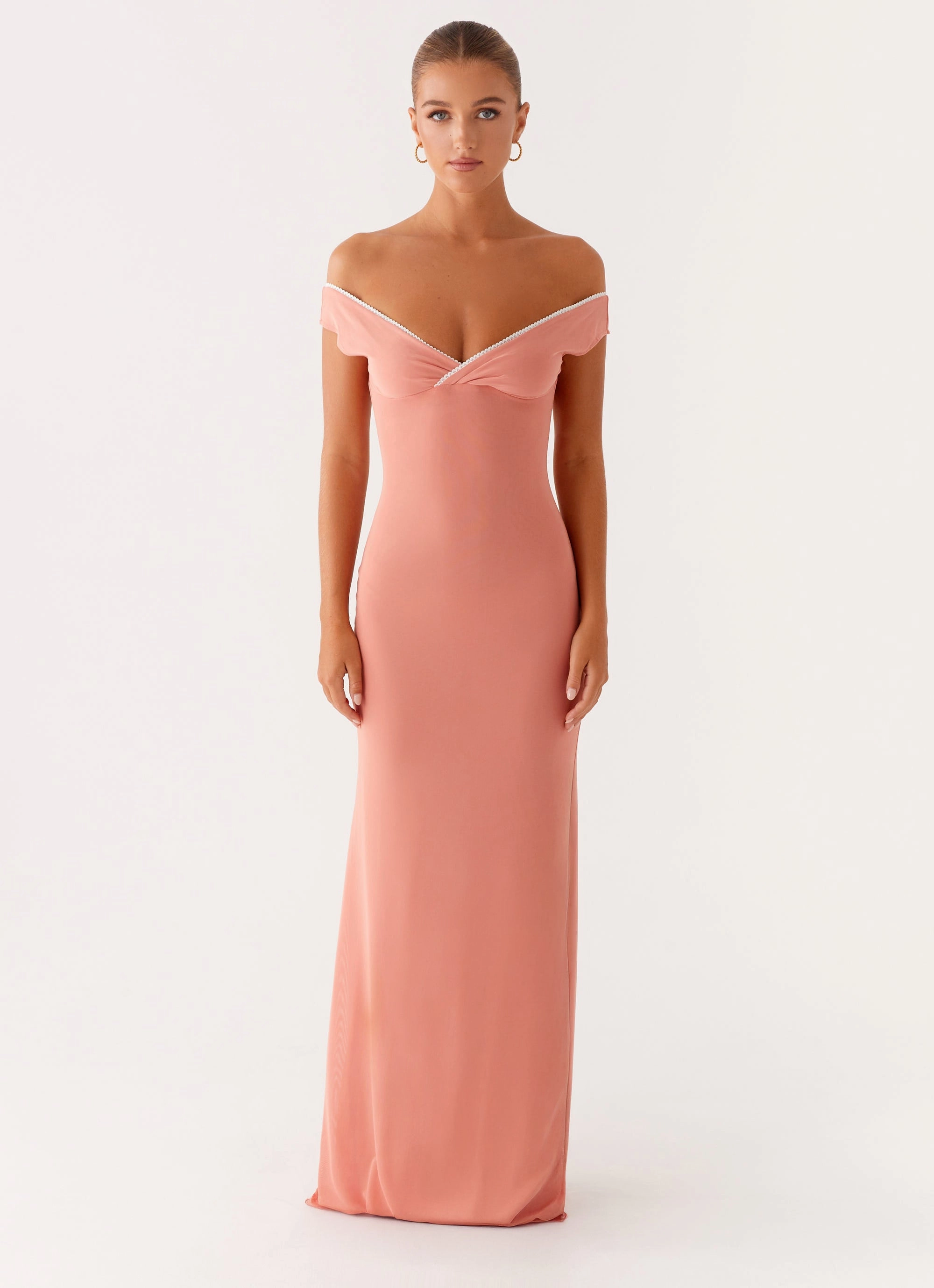 Subtle Elegance Katiya Maxi Dress - Peach