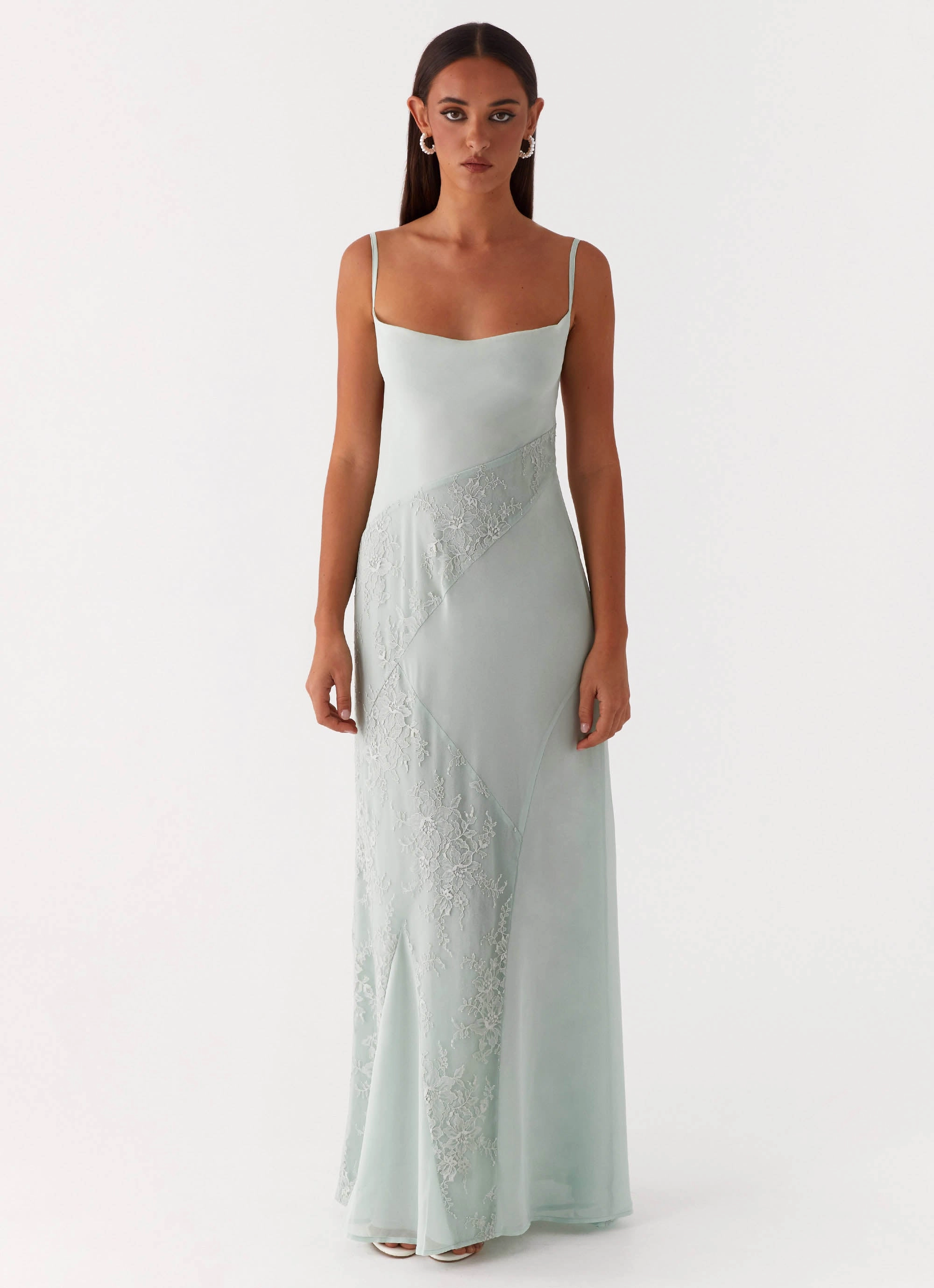 Gabriana Maxi Dress - Sage Smart Silhouette