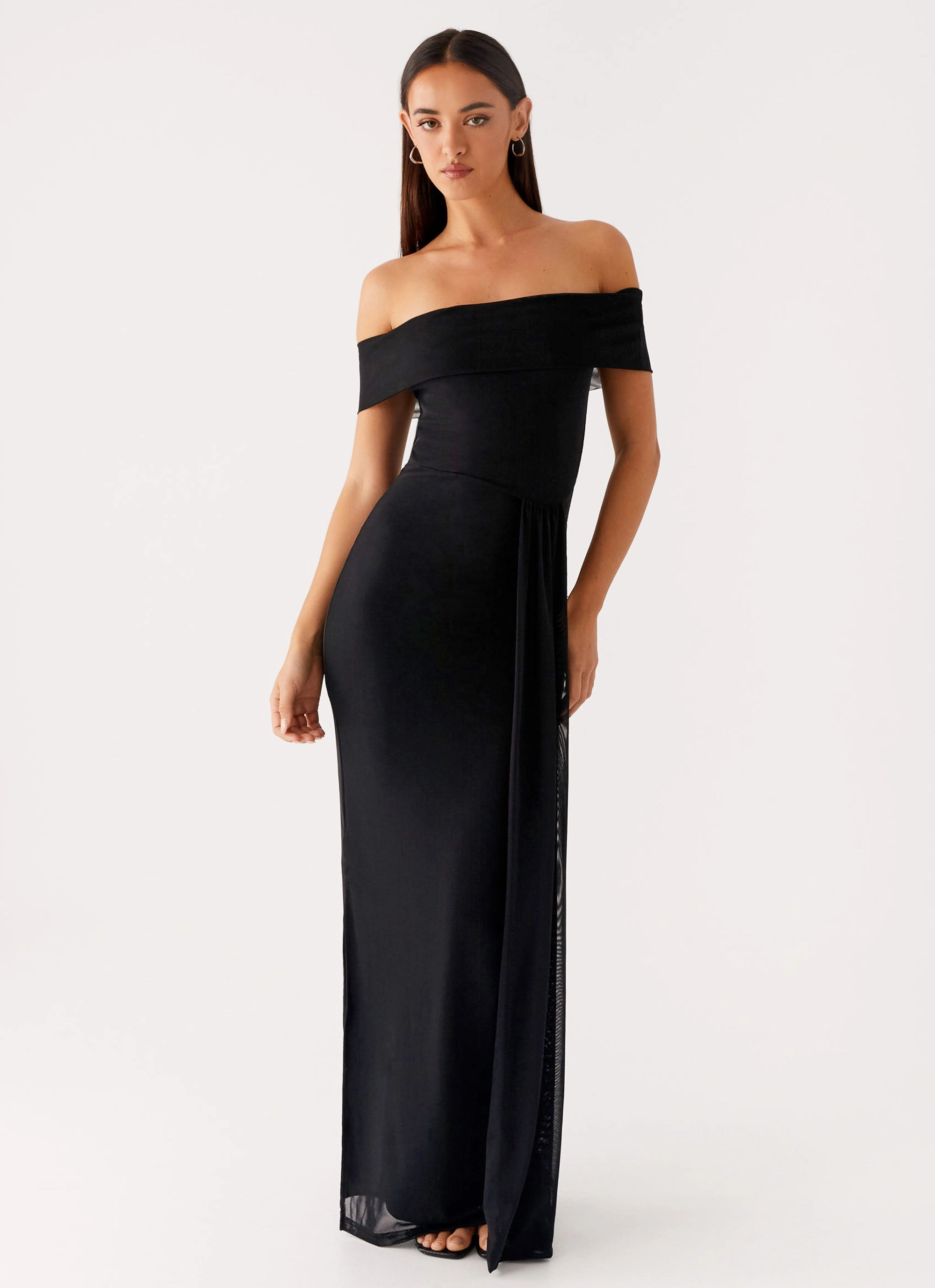 Sleek Tone Casual maxi dress Aileen Maxi Dress - Black