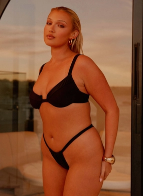 Airlie Balconette Bikini Top - Black Party Ready Bold colors