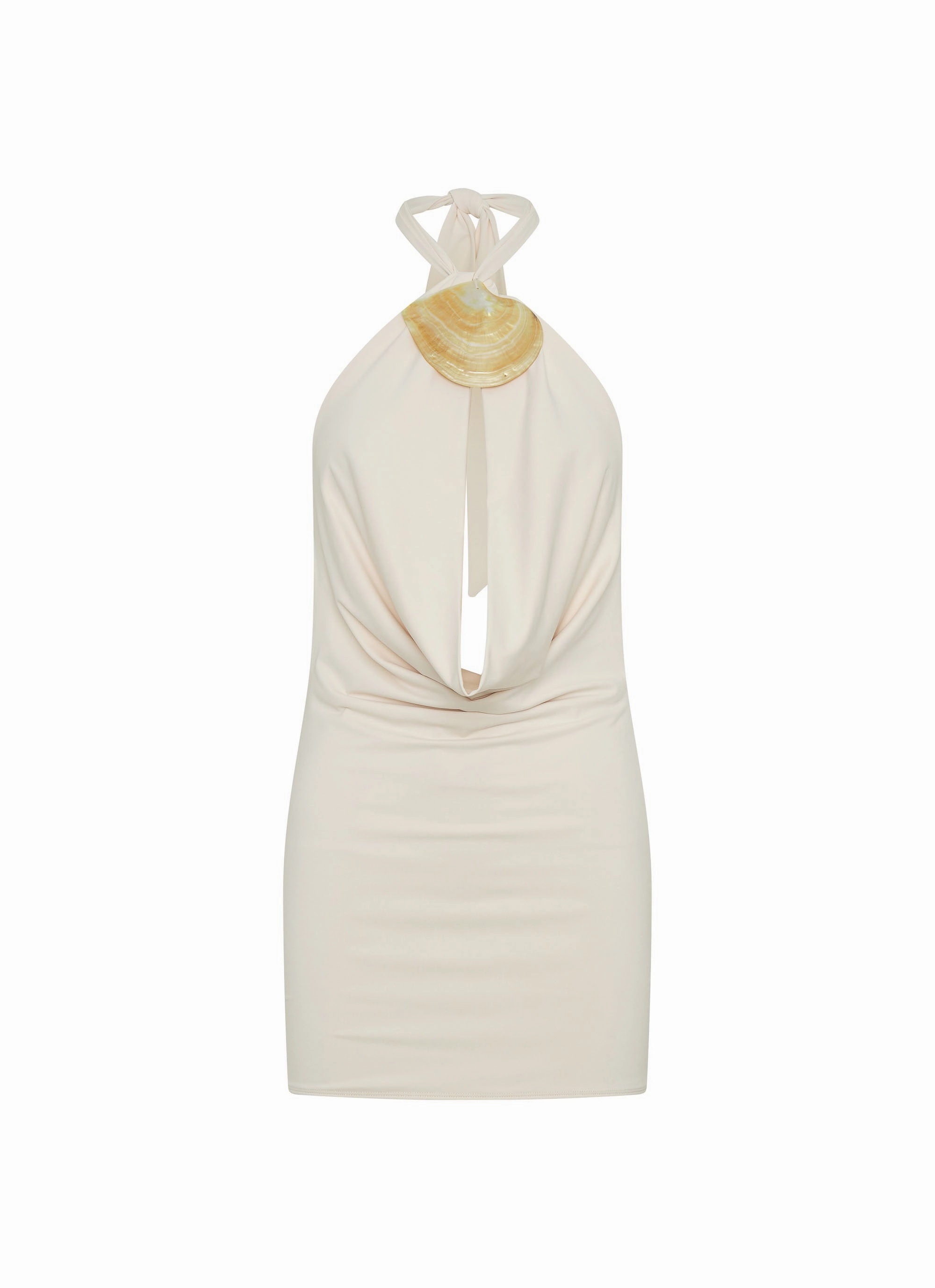 Built In Shorts Liora Mini Dress - Ivory