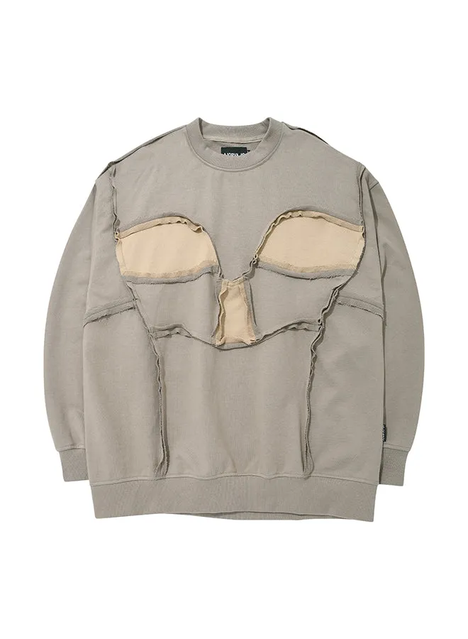 Ajobyajo Skull Oversized Sweatshirt