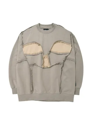 Ajobyajo Skull Oversized Sweatshirt