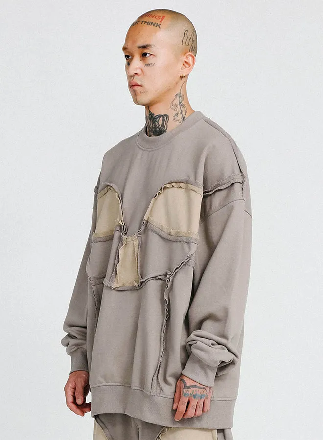Ajobyajo Skull Oversized Sweatshirt