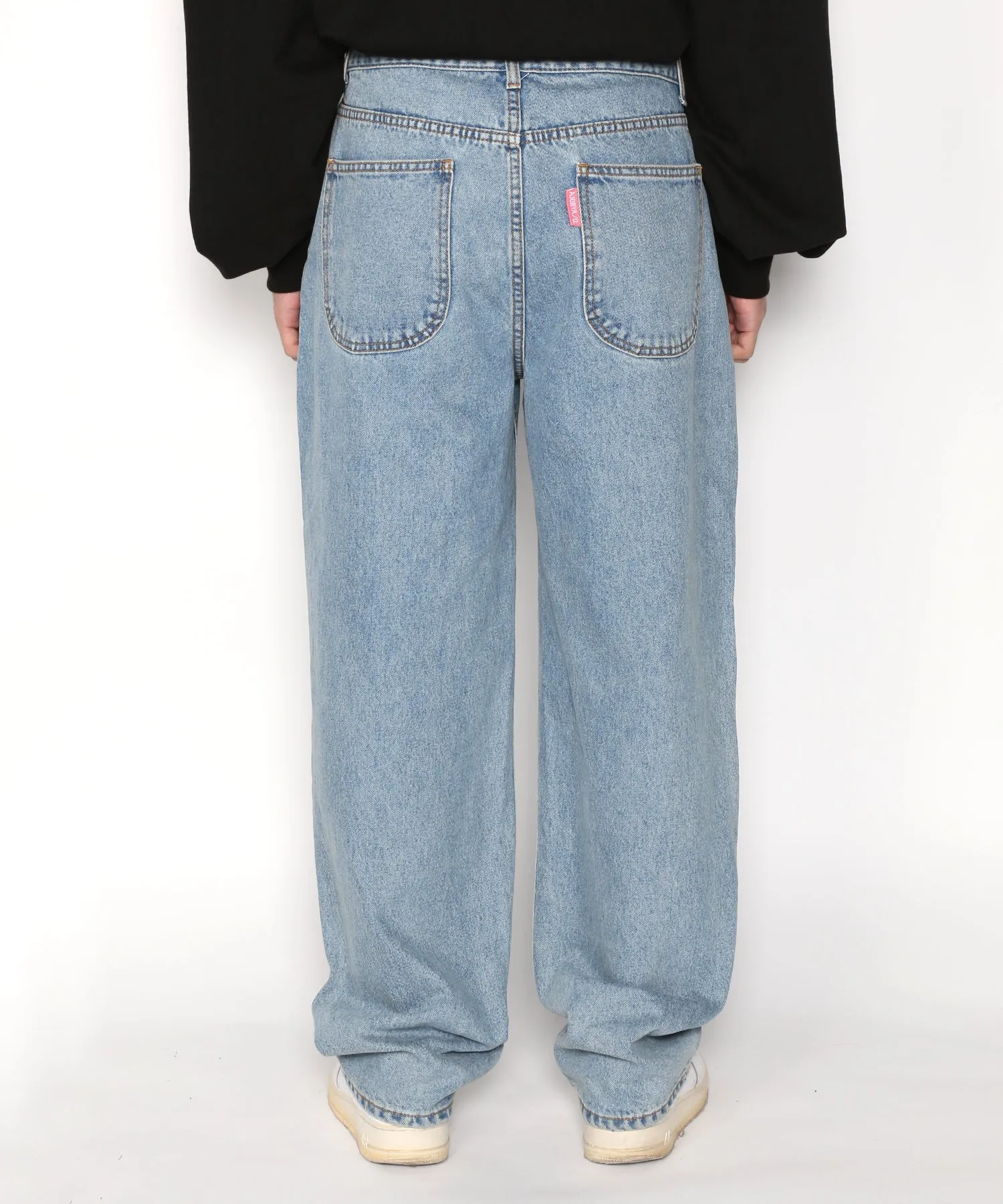 Ajobyajo Washed Baggy Jeans