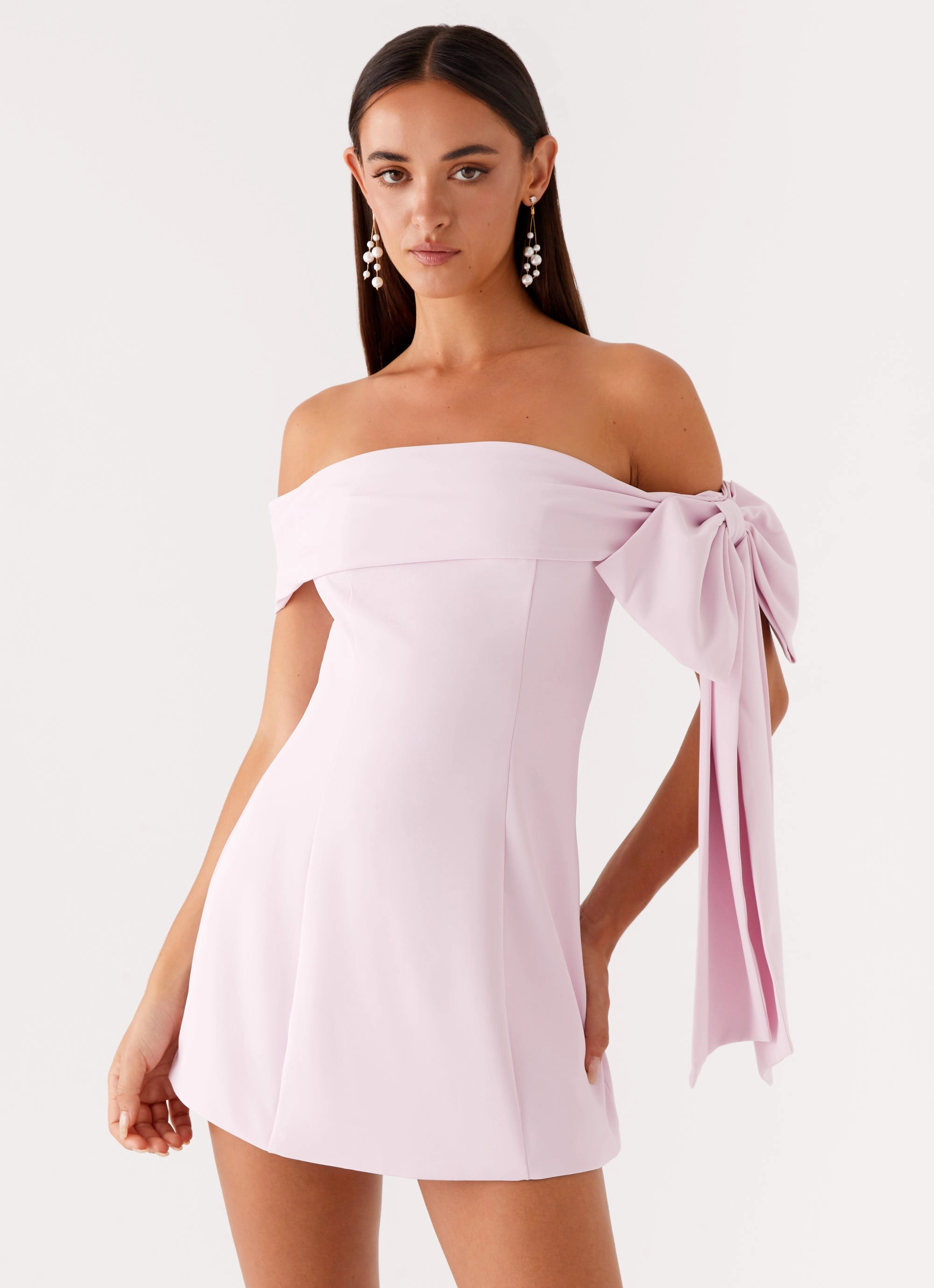 Akari Mini Dress - Pink Comfort Waistline