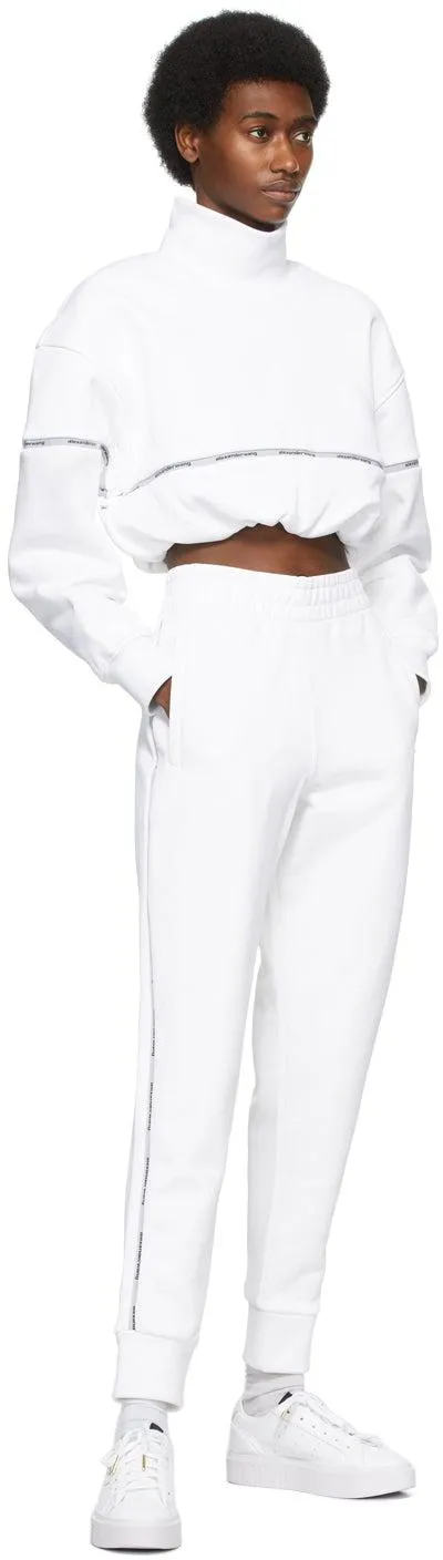 alexanderwang.t White Logo Tape Lounge Pants