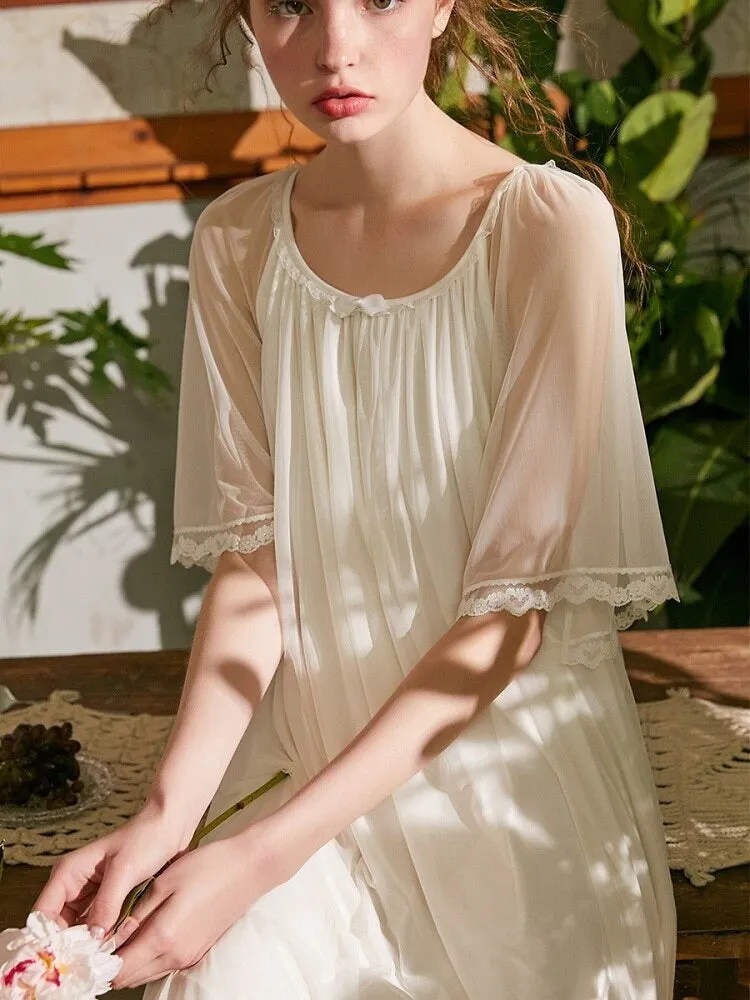 Alexandra's Dainty Sleeve Nightgown