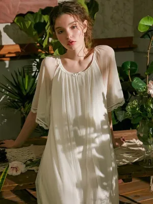Alexandra's Dainty Sleeve Nightgown