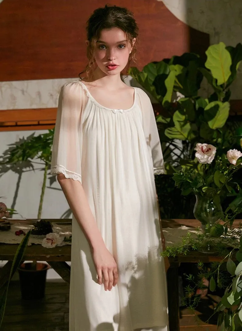 Alexandra's Dainty Sleeve Nightgown