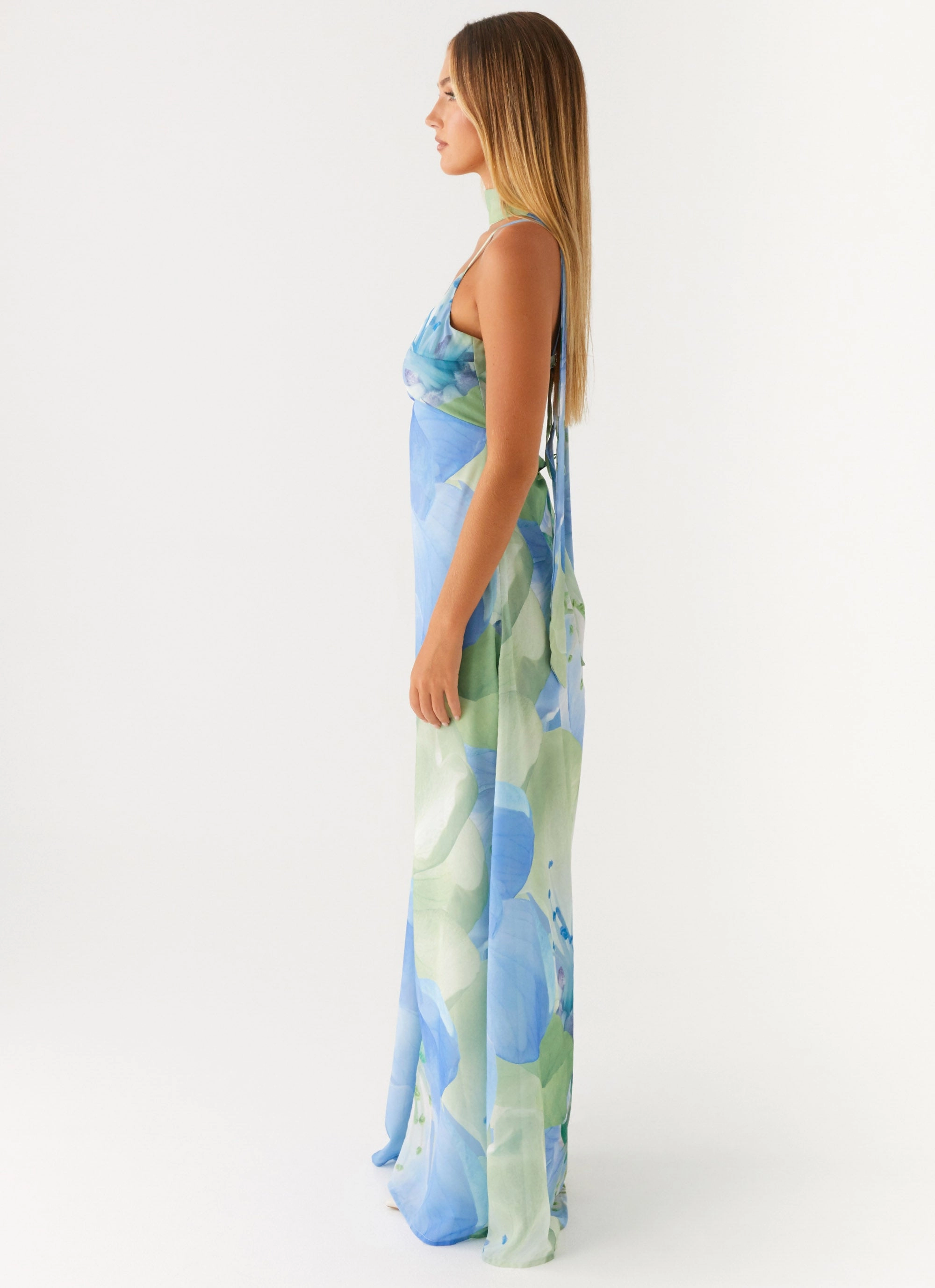 Romantic Hour Weekend Casual Sanctuary Maxi Dress - Flower Print