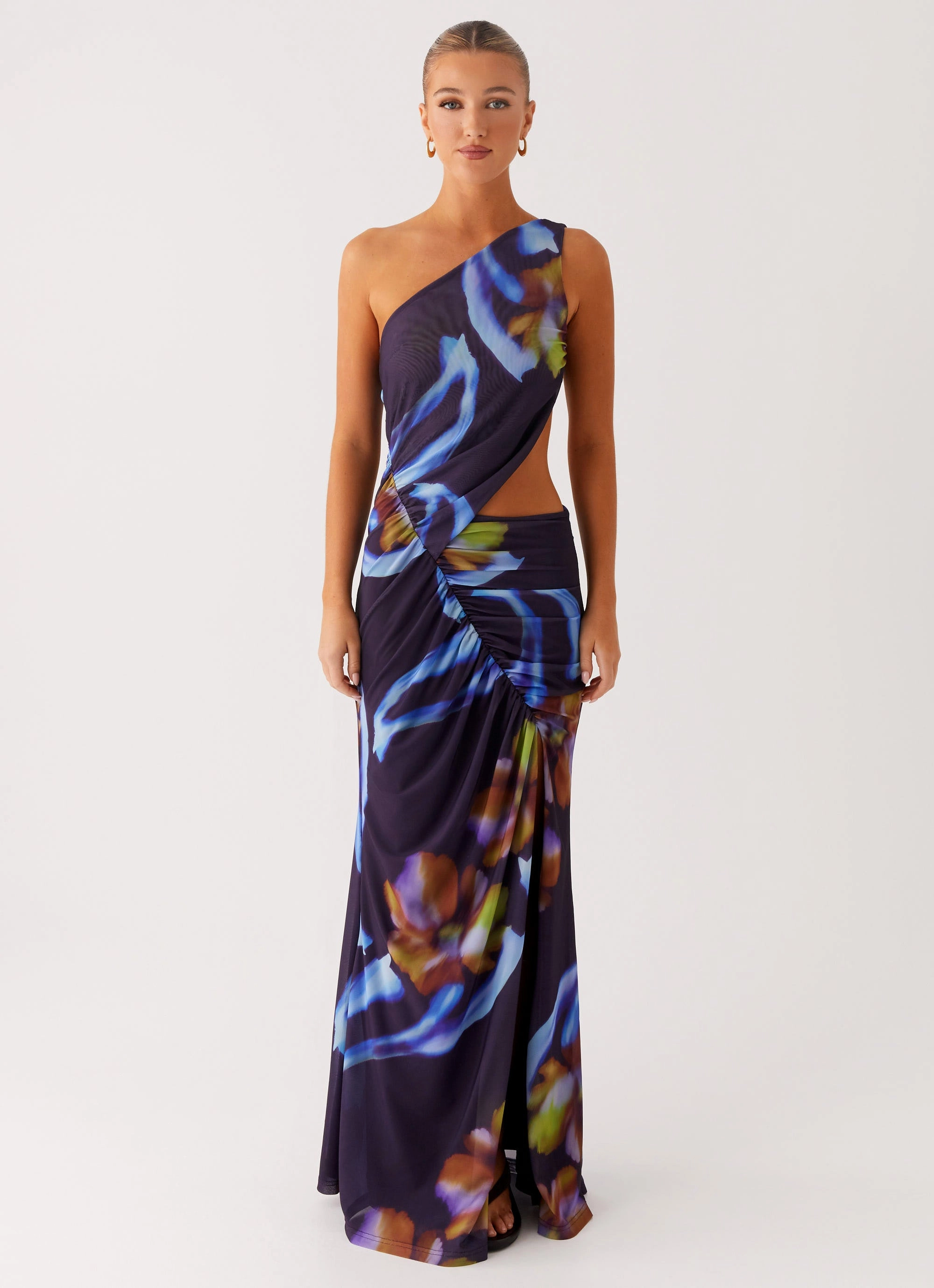 Zanzibar Maxi Dress - Dark Floral Formal dinner wear