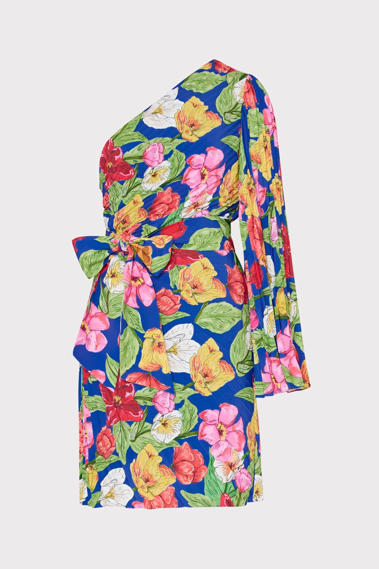 Street Mood Calm Mood Linden Tulip Rosette Pleated Dress