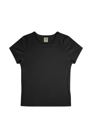 Oversized Silhouette Car Tee in Black