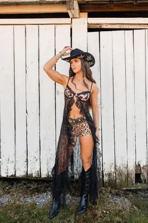 Untamed Lace Leopard Bralette MultiPocket